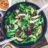 Spinach, chicken & pomegranate salad